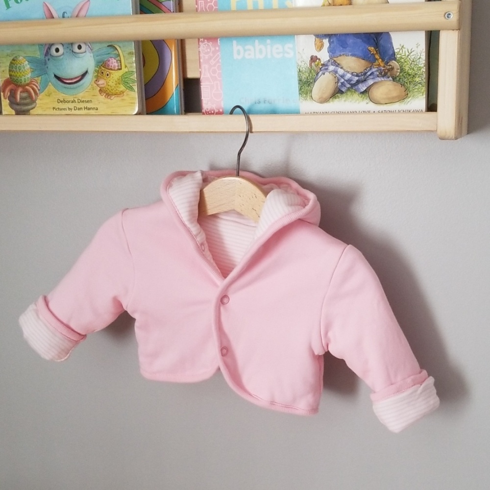 Sweet pink baby jacket